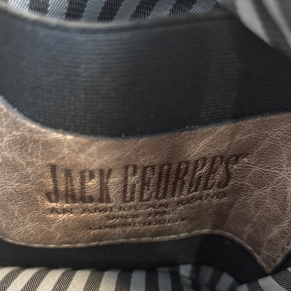 Jack Georges Brown Leather Backpack - Picture 2 of 10